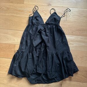 Zara Black Baby Doll Dress M